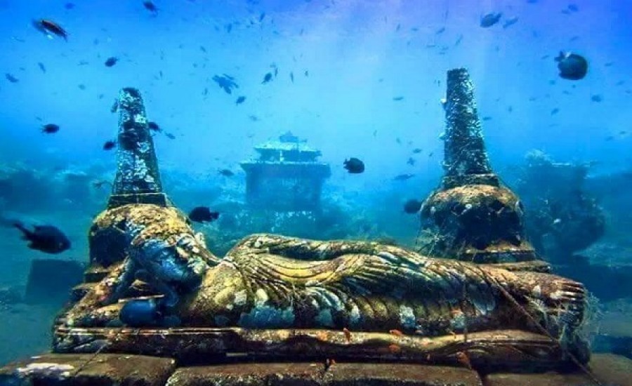 समुद्र के नीचे बसा है हिन्दुओं का यह प्राचीन धार्मिक स्थल