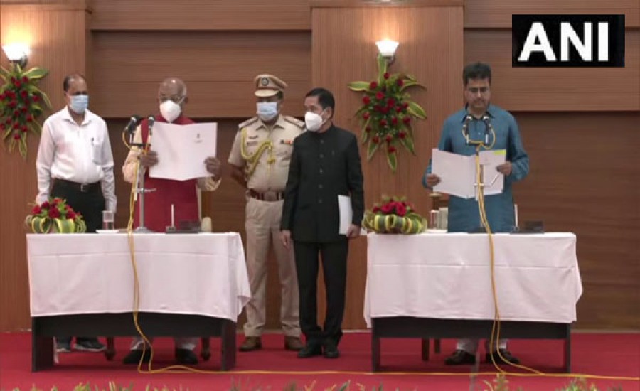 माणिक साहा ने त्रिपुरा के नए मुख्यमंत्री के रूप में शपथ ली
