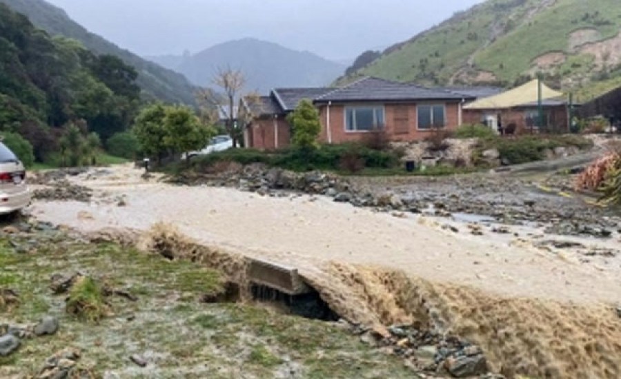 बारिश, बाढ़ के कारण न्यूजीलैंड के दक्षिण द्वीप में कई घरों को कराया गया खाली